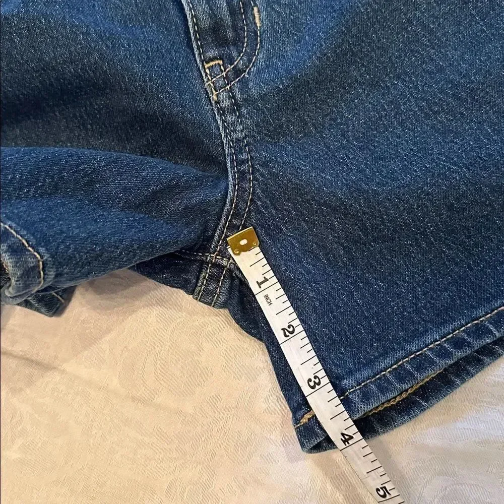 Old Navy Kids Blue Denim Jeans Shorts High Rise Size 12